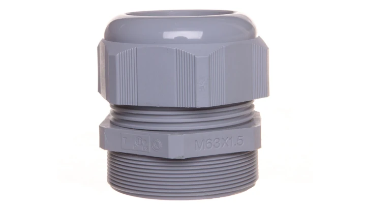 Dławnica kablowa poliamidowa M63 IP68 HELUTOP HT-M63 ciemnoszara 93930
