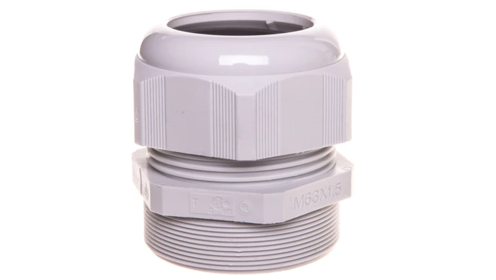 Dławnica kablowa poliamidowa M50 IP68 HELUTOP HT-M50 jasnoszara 93914