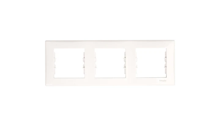 Sedna Ramka potrójna pozioma biała SDN5800521