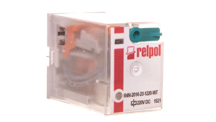 Przekaźnik przemysłowy 4P IP40 AgNi R4N-2014-23-1220-WT 860619