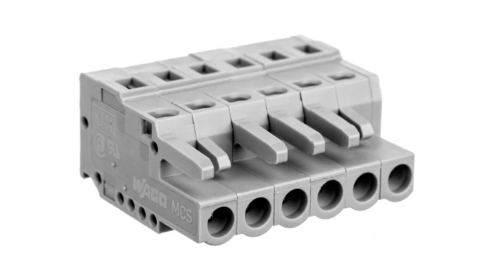 Gniazdo MCS-MIDI Classic 6-biegunowe szare raster 5mm 231-106/026-000 /50szt./