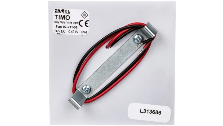 Oprawa LED TIMO z ramką PT 14V DC BIA biała ciepła 07-211-52 LED10721152