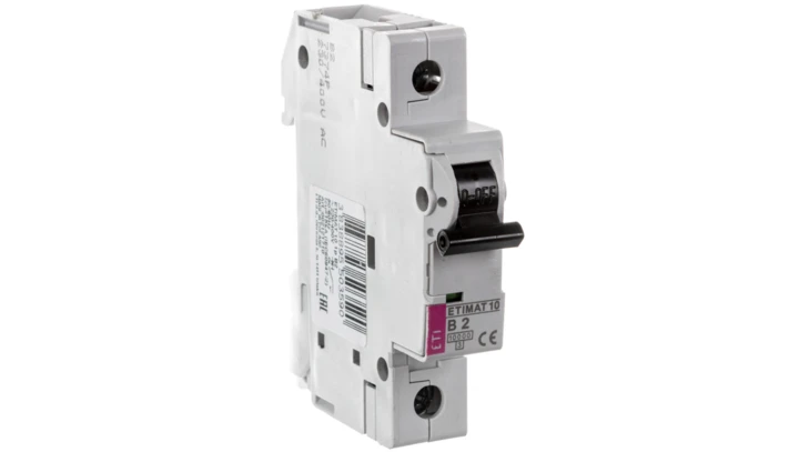 Wyłącznik nadprądowy 1P B 2A 10kV AC ETIMAT10 002121710