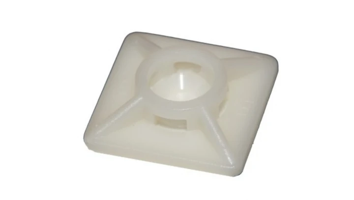 Element mocujący do opasek kablowych 12,7x12,7 biały ITA127127W /100szt./