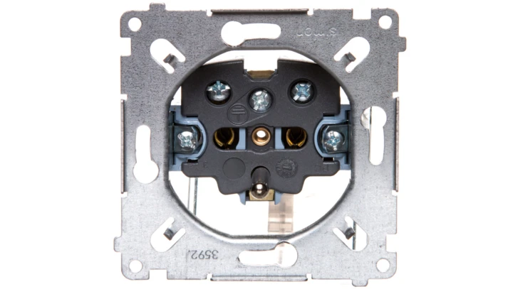 Simon 54 Gniazdo pojedyncze z/u mechanizm 16A 250V SGZ1M