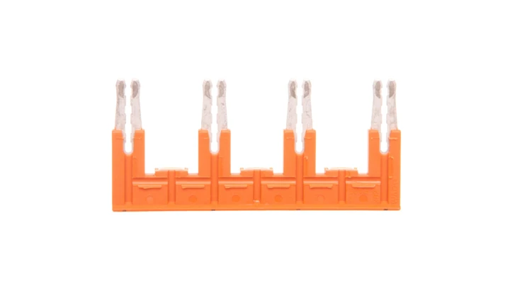 Mostek 1-3-5-7 z izolacją 30A pomarańczowy 282-437/011-000 /10szt./