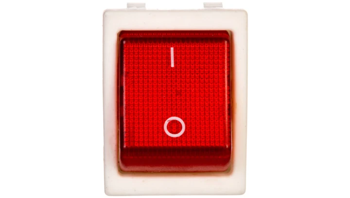 Łącznik kołyskowy podświetlany do wbudowania biały ŁK-6/BIAŁY