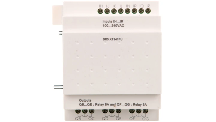 Moduł rozszerzenia 8 wejść cyfrowych 6 wyjścia przekaźnikowe 240V AC Zelio SR3XT141FU