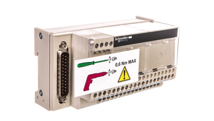 Podstawa łącząca dla 8 kanałów analogowych 24V DC SUB-D 25 ABE7CPA03
