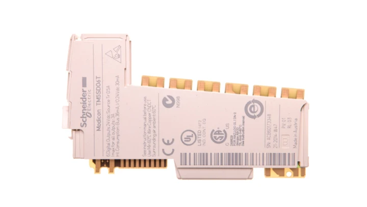 Moduł 6 wyjść cyfrowych 24V DC 0,5A TM5SDO6T