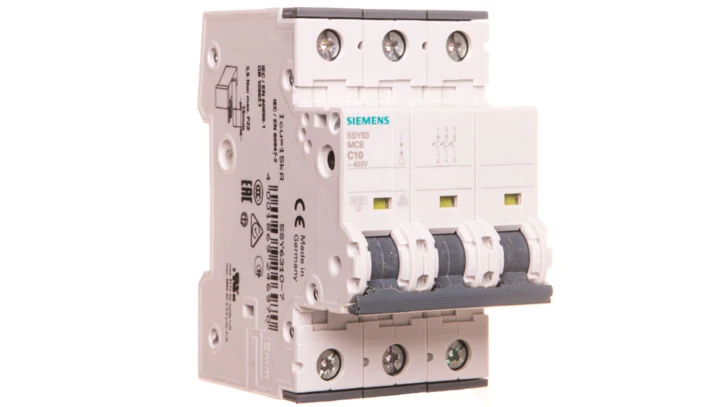 Wyłącznik nadprądowy 3P C 10A 230V 6kA SENTRON 5SY6310-7