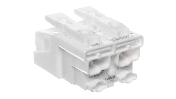 Złączka zasilająca 2-biegunowa bez stopek bez styku PE 294-4002