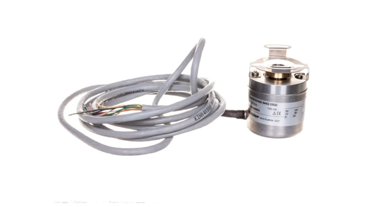 Enkoder inkrementalny otwór 8mm push-pull 10-30VDC przewód 2 metry rozdzielczość 500 imp./obr. 8.KIH40.5442.0500