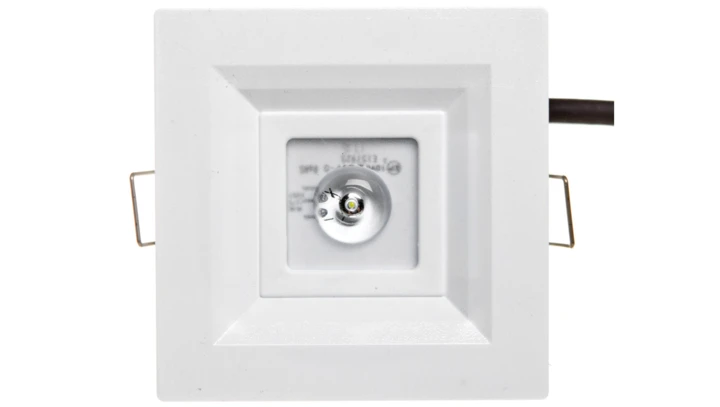 Oprawa awaryjna LOVATO P LED 3W (opt. otwarta) 3h jednozadaniowa biała LVPO/3W/C/3/SE/X/WH