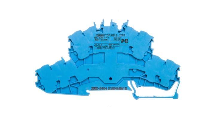 Złączka 2-piętrowa 2,5mm2 niebieska TOPJOBS 2002-2404 /50szt./