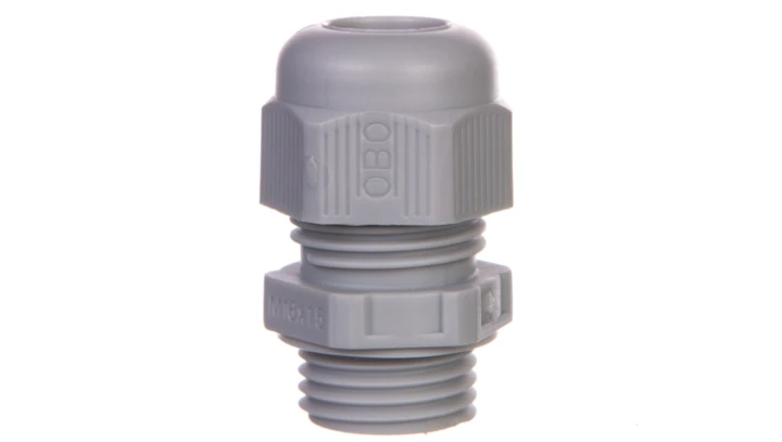Dławnica kablowa poliamidowa M16 IP65 V-TEC VM16 srebrnoszara 2022845 /50szt./
