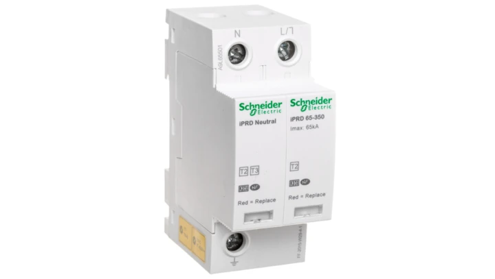 Ogranicznik przepięć Typ T2 1P+N 65kA 1,4kV 350V iPRD-65r-65kA-350V-1PN A9L65501