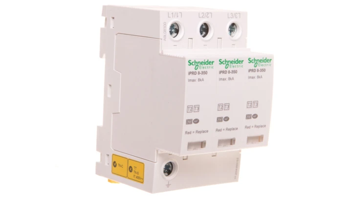Ogranicznik przepięć Typ T2 3P 8kA 1kV 350V iPRD-8-8kA-350V-3P A9L08300