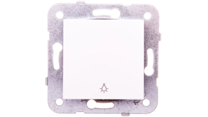 Karre Przycisk Z Symbolem Światło, Kolor Biały / 90963603