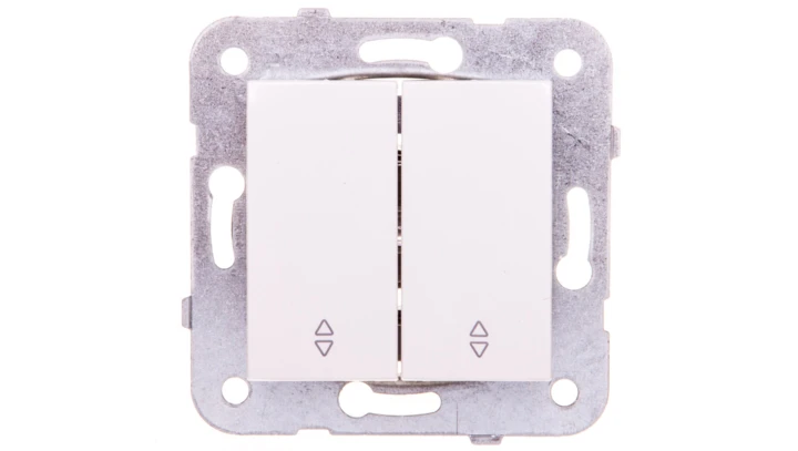 Karre Łącznik Schodowy Podwójny, Kolor Biały / 90963617