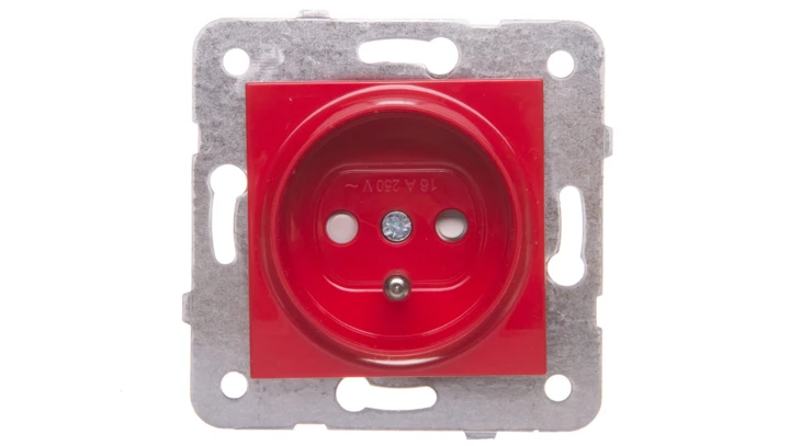 Karre Gniazdo Data, Kolor Czerwony / 90961945