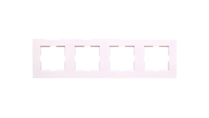 Karre Ramka 4-Krotna, Kolor Biały / 90960263