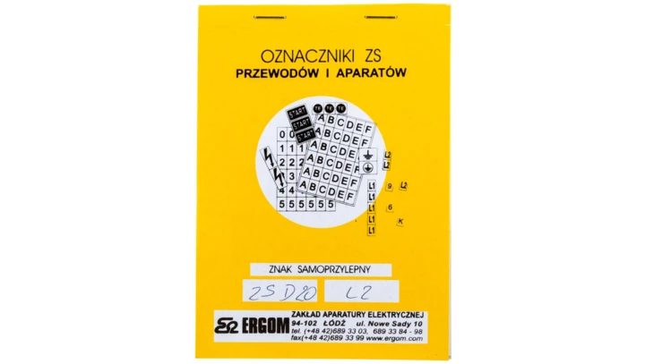Znaki samoprzylepne ZS D20/L2 E04ZP-02030402800