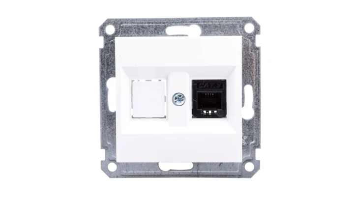 Lumina Gniazdo telefoniczne białe WL2010