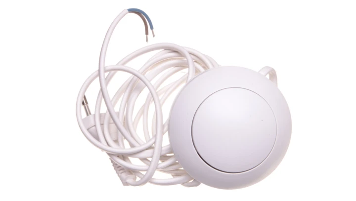 Przewód przyłączeniowy 250cm z wyłacznikiem nożnym biały SP/WN2,5(2X0,75)BIA PRW10000359