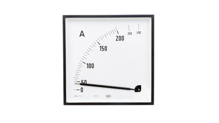 Amperomierz analogowy tablicowy 200/400A do przekładnika 200/5A 144x144mm C3 K=90 st. EA12N F41800000000
