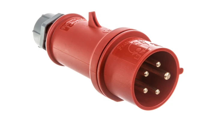 Wtyczka 2-częściowa ProTOP 16A 5p 6h 400V IP44 zaciski śrubowe ze zwrotnicą faz MEN3319A