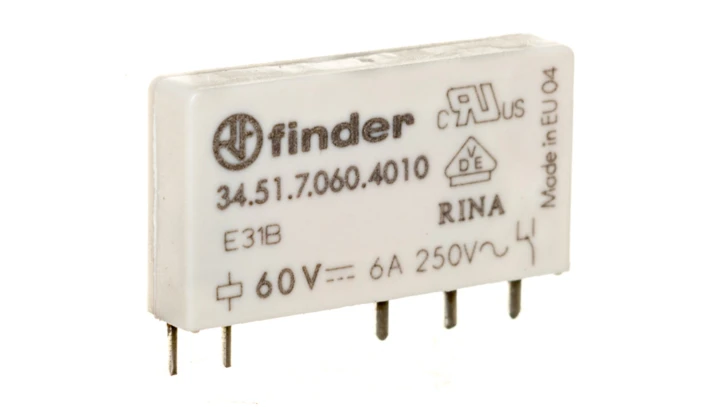 Przekaźnik 1P 6A 60V DC styk AgSnO2 34.51.7.060.4010