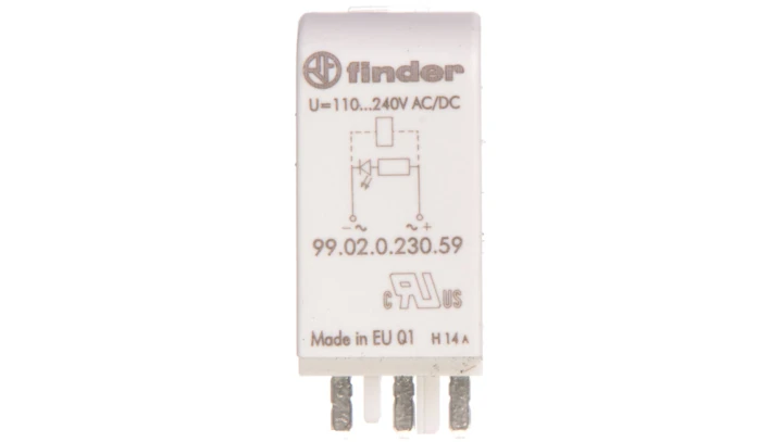 Moduł sygnalizacyjny LED zielony 110-240V AC/DC 99.02.0.230.59