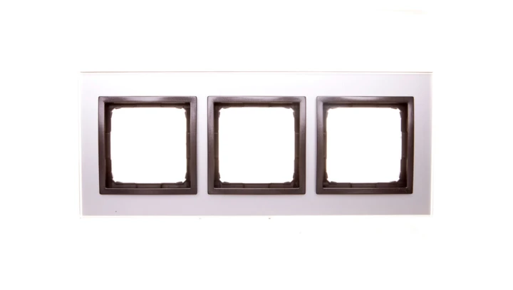 Simon 54 Nature Ramka potrójna szkło BURZOWA CHMURA DRN3/72