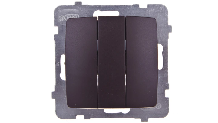 KARO Łącznik potrójny czekoladowy metalik ŁP-13S/m/40