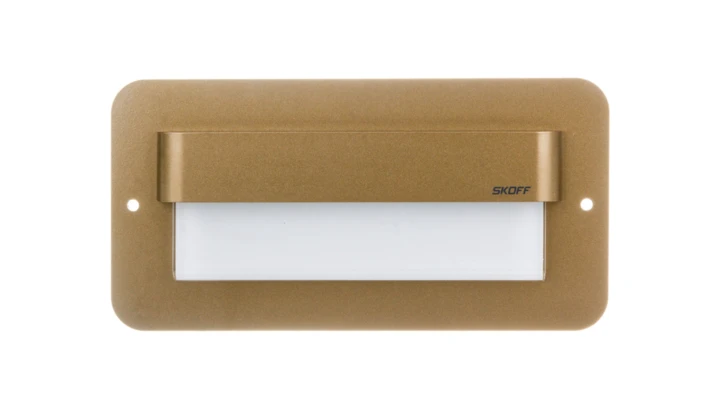 Oprawa przyschodowa SALSA MAX LED Light 10 V DC 1,6 W IP 66 3000 K mosiądz mat