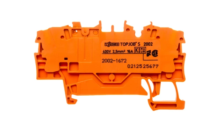 Złączka rozłączalna 2,5mm2 pomarańczowa TOPJOBS 2002-1672 /50szt./