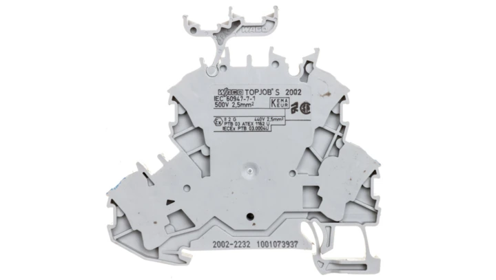 Złączka 2-piętrowa 2,5mm2 szara TOPJOBS 2002-2232 /50szt./