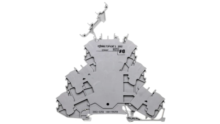 Złączka 3-piętrowa 2,5mm2 ekran/L/L TOPJOBS 2002-3258 /50szt./