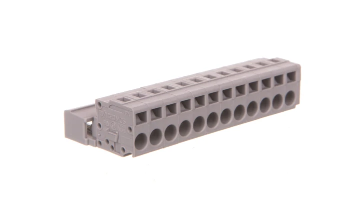 Wtyk MCS-MIDI Classic 12-biegunowy szary raster 5mm 231-612 /25szt./