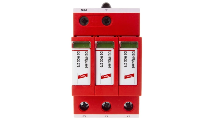Ogranicznik przepięć Typ T2 3P 20kA 1,5kV DEHNguard M TNC 275 952300