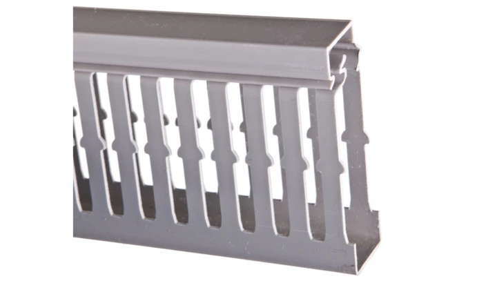 tehalit Kanał grzebieniowy BA7A 25x80mm PVC szary BA7A80025 /2m/