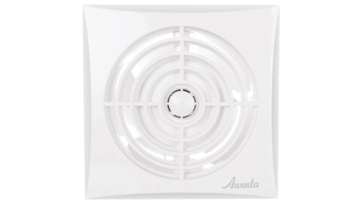 Wentylator wyciągowy fi 100 8W 102m3/h 230V IPX4 biały wył. czasowy, czujnik wilgoci SILENCE WZ100H