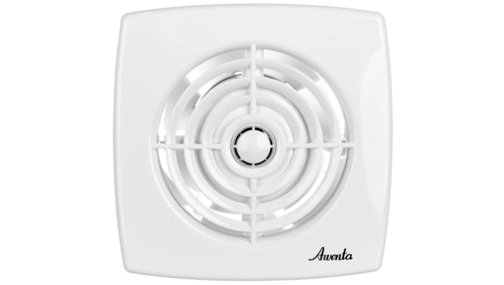 Wentylator wyciągowy fi 100 14W 102m3/h 230V IPX4 biały włącznik pociągany RETIS WR100W E00078 WR100W