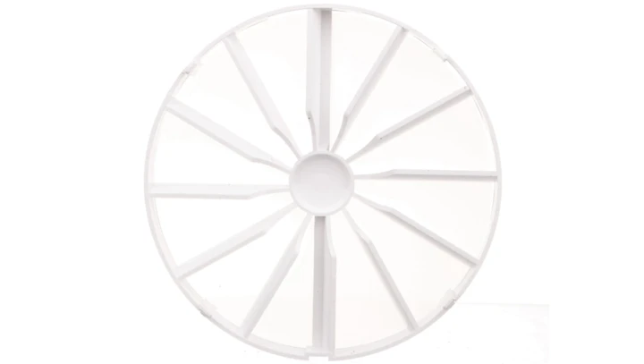 Zawór zwrotny wentylatora fi 150 biały ZZ150