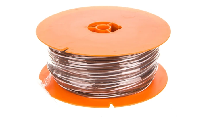 Przewód instalacyjny X07V-K 2,5 brązowy/biały 4522292S /100m/