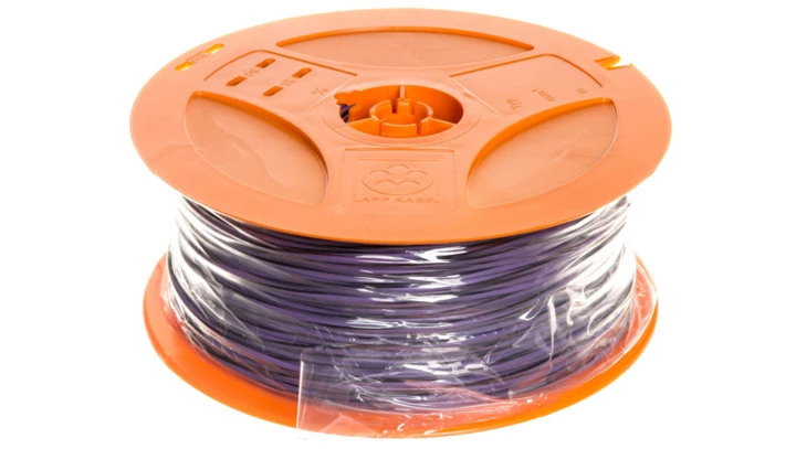Przewód instalacyjny X05V-K 0,75 fioletowy/czarny 4512352S /250m/