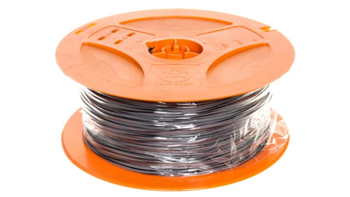 Przewód instalacyjny X05V-K 0,5 szary/czarny 4512471S /250m/