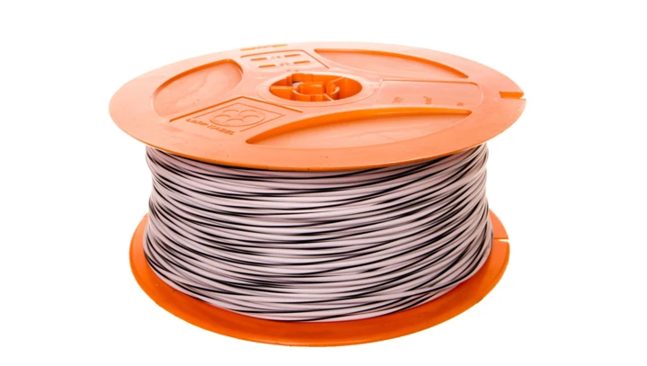 Przewód instalacyjny X05V-K 0,75 bialo-czarny 4512432S /250m/