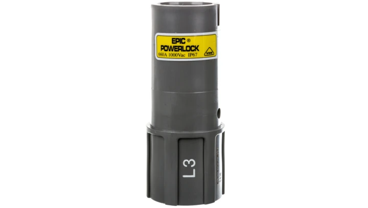 Obudowa gniazda przenośna EPIC POWERLOCK D6 C L3 szara M40 44420220